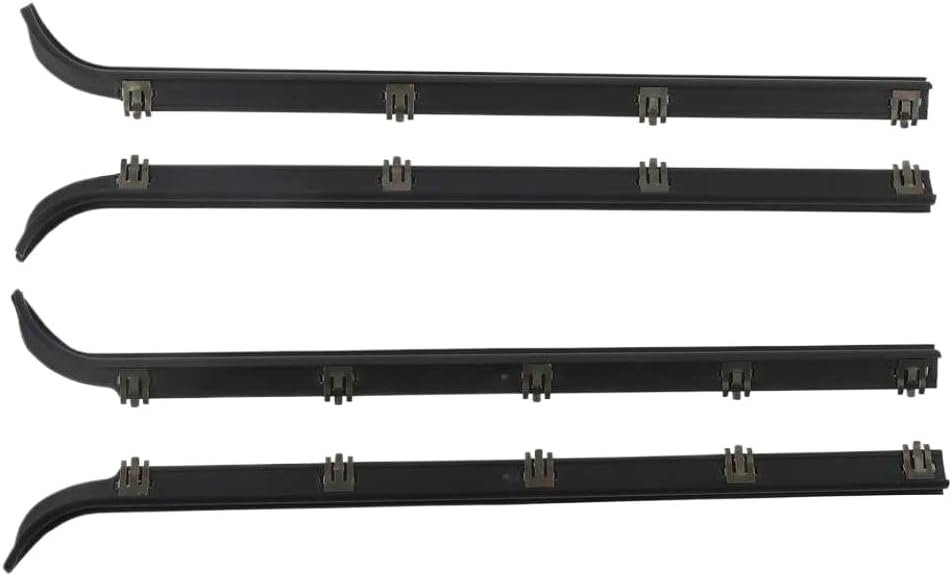 Window Sweep Felts Seals Weatherstrip E7TZ1521452A E7TZ1521453A F2TZ1521456A Compatible with F250 1987-1997