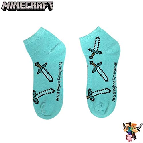 マインクラフト 靴下【ダイヤのフル装備 & ダイヤの剣 & ブ
