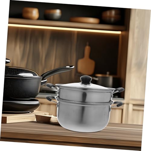 Marmite à aliments robuste 20 cm en acier inoxydable premium pour cuisson induction - 7