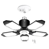 AGranTOP Motion Sensor Garage Light - 180W 18000LM Shop Light with Motion Sensor, 3 Switch Modes, Dusk to Dawn Indoor Motion Activated LED Ceiling Light for Garage, Warehouse, Workshop (1 Pack)