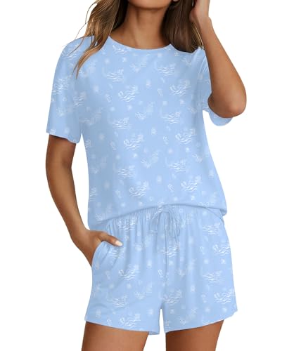 Ekouaer Viscose Lounge Set