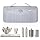 Lexeeco Travel Carrying Case for Hair Dryer Shark Flexstyle Dyson Airwrap Brush Hair Accessories Tools Storage Bag for Revlon Hairdryer Styler Organizer (Silver Gray)