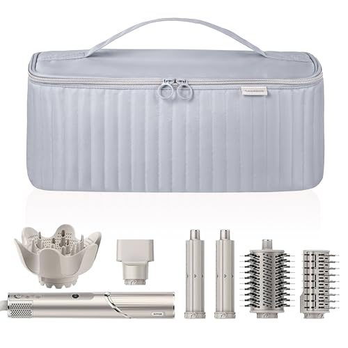 Lexeeco Estojo De Transporte De Viagem Para Secador De Cabelo Shark Flexstyle Dyson Airwrap Escova Acessórios Para Cabelo Ferramentas Bolsa De Armazenamento Para Revlon Secador De Cabelo Styler Orga