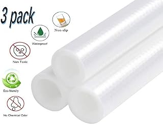 Conveasy 3 Rolls Eva Shelf Liner for Kitchen Cabinet Non-Slip Mat Refrigerator Liners