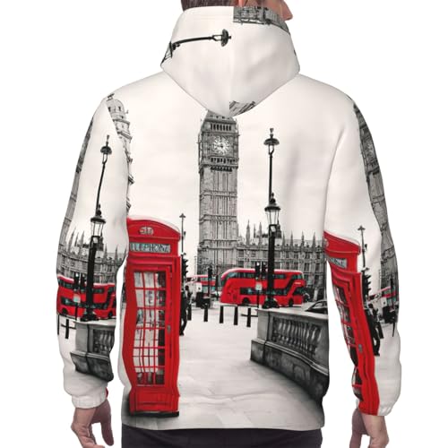 Sweat à capuche homme avec cordon de serrage pour un pull quotidien confortable - 4