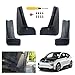 GAFAT GAFAT - Guardabarros delantero y trasero compatible con BMW i3 i3s, 2014-2022 i3, guardabarros delantero y trasero, protección contra salpicaduras, sin necesidad de taladrar (4 unidades)