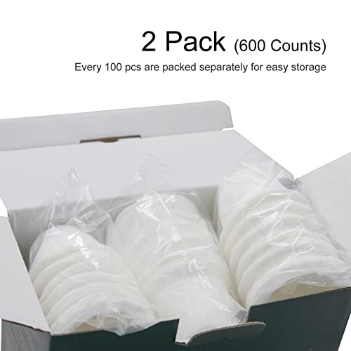 Podmate K Cups Coffee Filters Disposable For Reusable Pod 600 Counts, K Cup Single Servo Paper Liner Fit For Coffee Making Machine #TOP3
