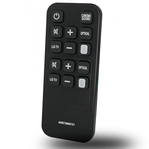 AKB73996701 télécommande de rechange pour retrouver le contrôle de votre LG SoundPlate LAP345C