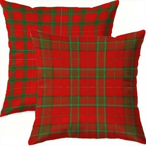 Fermeture éclair invisible housse coussin 70x70 imperméable Noël - 2