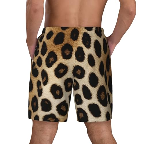Leopard Skin Animal Print Men Stylish Functionality Swim Trunks Breathable Beach Shorts Surfing Gym Fishing4