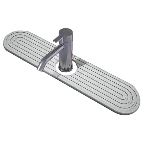 Protection anti-goutte pour évier | Plateau anti-éclaboussures pour robinet | Attrape-gouttes d'évier | Tapis de protection anti-éclaboussures absorbant, tapis de cuisine absorbant, protection contre