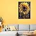 Diamond Art Kits for Adults Beginners,Sunflower 5D DIY Diamond Paintings for Adults,Paint by Diamonds Full Round Drill Diamond Dot Gem Art Painting,for Home Wall Art Decor 13.8X15.8