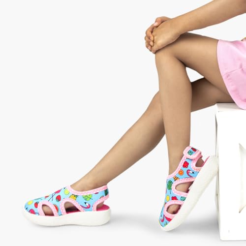 Image of KazarMax Kids Boys and Girls Lightweight | comfort | Easy Slip-On | Breathable | Printed Sandal