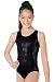 Balera Leotard Girls One Piece For Gymnastics With Metallic And Racerback For Practice And Competition