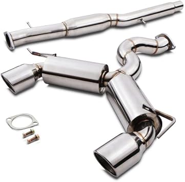 3" Cat back Exhaust Kit Compatible with Audi TT 8N MK1 1.8T 225 1998-2006