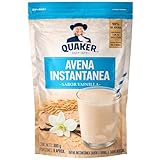 Avena Instantánea Sabor Vainilla 300 g - Avena Molida Quaker Lista en Segundos, Ideal para Desayunos, Batidos y Recetas - Pack Laborawi (1 x 300g)