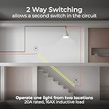 BG Electrical Double Wall Light Switch, 2 Way, Round Edge, Nexus 800 Series, White Moulded, 20A, 16AX, 842 - Image 4