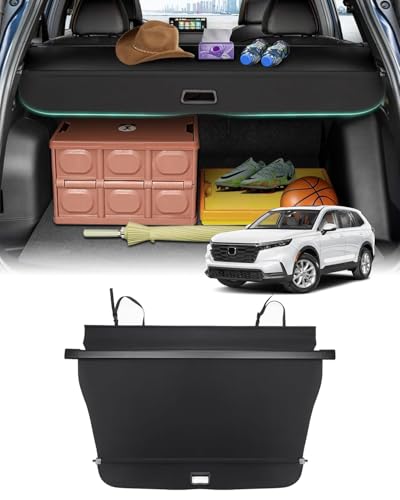 Powerty Cargo Cover for 2023-2025 2026 Honda CRV Retractable Trunk Cover Trunk Shielding Shade for CRV Accessories Cargo Luggage Cover No Gap (NOT for Sport Touring Hybrid)