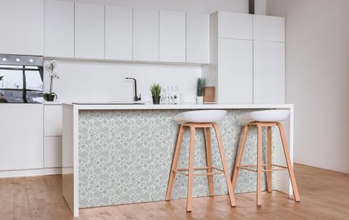 Wall Wear Peel and Stick Wallpaper Sheet 12 Pack 11"x16" Simple Life Design for Home Decor, Wallpaper Peel and Stick for Wall Decor, Backsplash, Crafts and Furniture Makeovers by Wall Wear - Used condition - Image 2