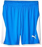 PUMA Youth LIGA Shorts, electric blue lemonade/white, L