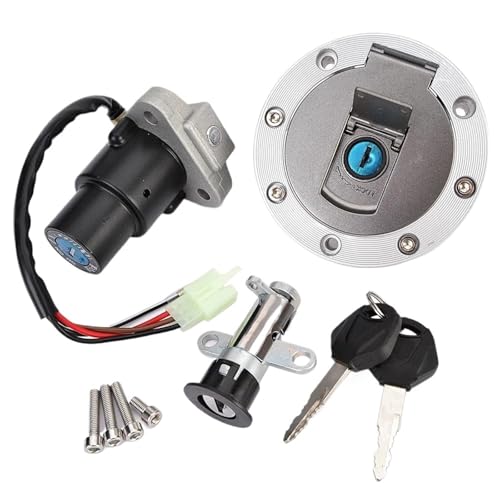 Juego de cerradura de encendido y tapa de combustible robusta para Yamaha TZR125 y TDM