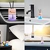 Auronna Car Air Fresheners Flower Boom Car Diffuser - Refresh Your Drive With Long Lasting Fragrance - Vent Clip, Reed Sticks, Wooden Cap & Cube Bottle With 8ml Filling (Flower Boom) #1
