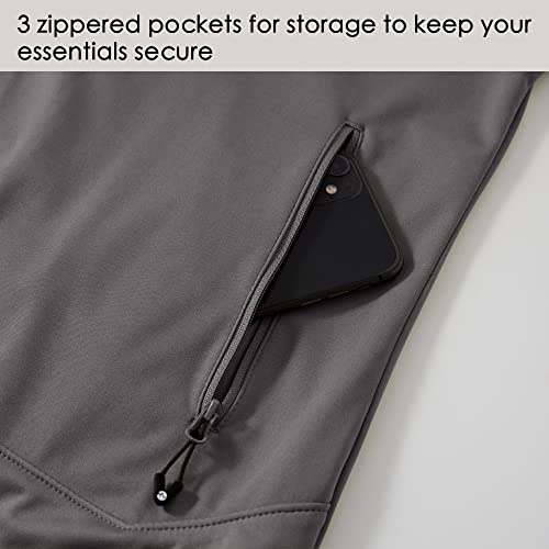 Willit Men's Golf Vest Lightweight Softshell Vest Outerwear Sleeveless Jacket For Hiking Runing Causal Steel Gray Xl #TOP4