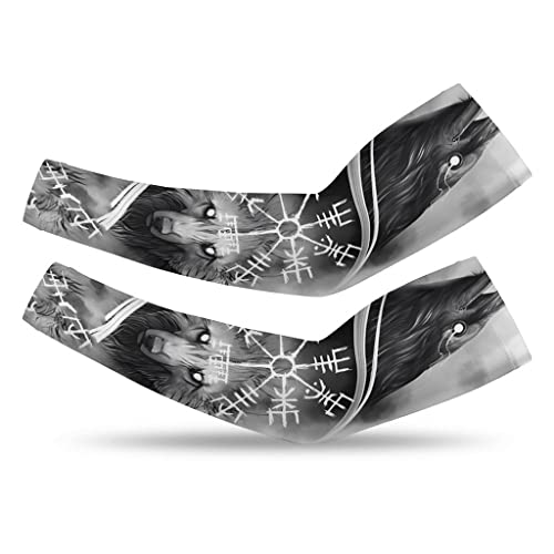 Faux Tatouage Manche Viking Vegvisir Anti-UV à Effet Rafraîchissant