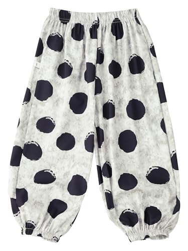 Kaerm Kids Girls Boys Holiday Beach Park Pants Running Jogging Cycling Jogger Sweatpants Casual Mid Waist Trousers2