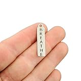 Bohemian Findings Spiritual Stainless Steel Charms - Breathe - Exclusive Line - Quantity Options - DROP015 Choose Quantity: 1 Charm