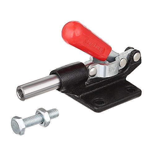 Foto von NUZAMAS Set mit 2 Kolben Stroke Metall Push Pull Toggle Klemmen gerade Linie Action Klemmen 32 mm 227 kg