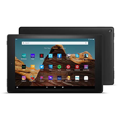Fire HD 10 Tablet (10.1" 1080p full HD display, 32 GB) – Black (2019 Release) by Amazon - Used condition - US$57.95