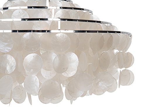 Kouboo 1050106 Round Layered Hanging Ceiling Lamp, One Size, White #TOP3