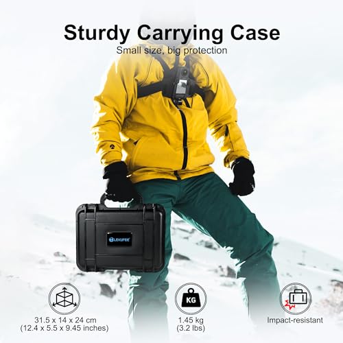 Maleta rígida impermeable Lekufee para Insta360 X5 y accesorios miniatura 4