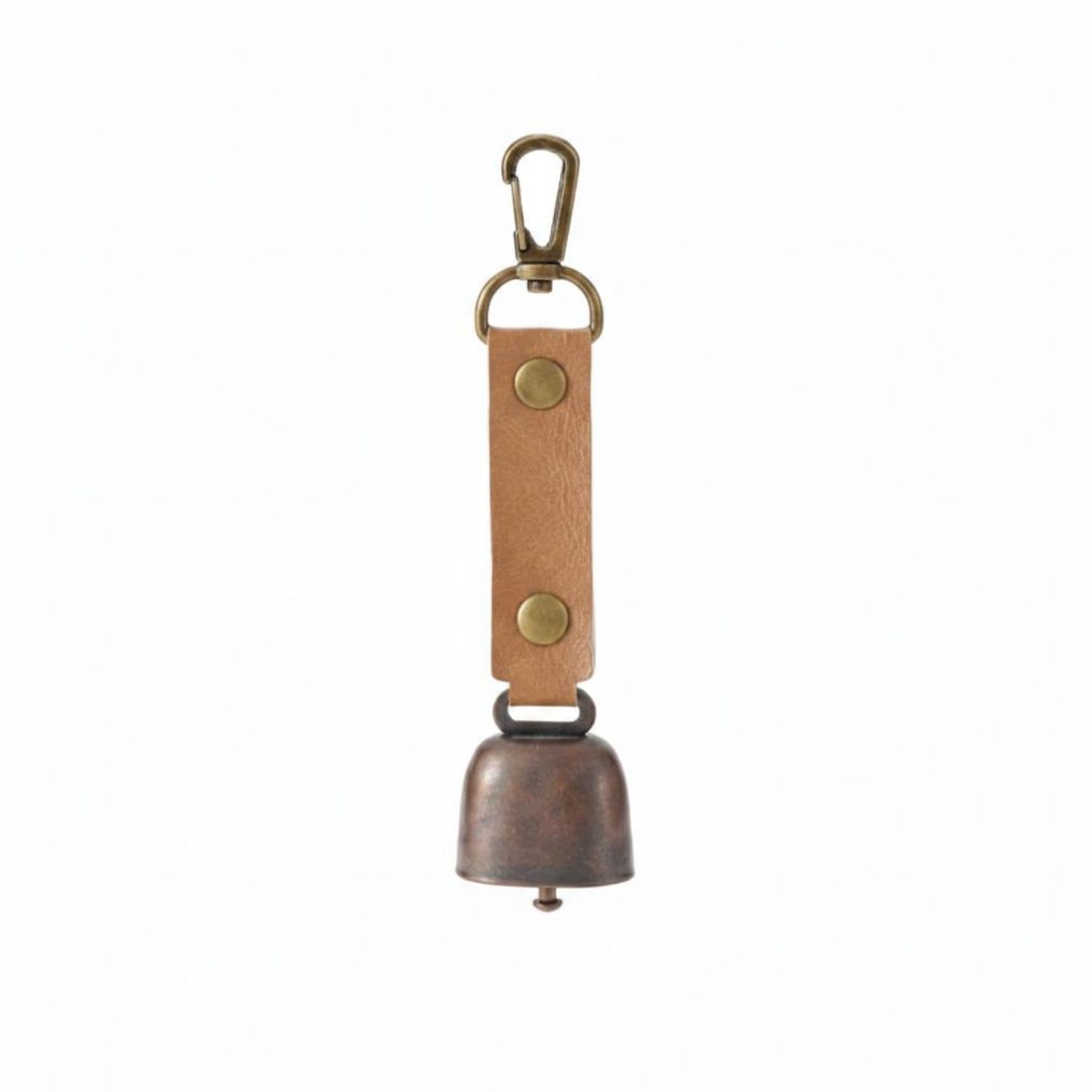 Crisp Sound Bear Bell Compact Vintage Metal PU Leather | Safety Foremost Silence Versatile Attachment Essential Gear PU Leather Compact Vintage Metal-image-19