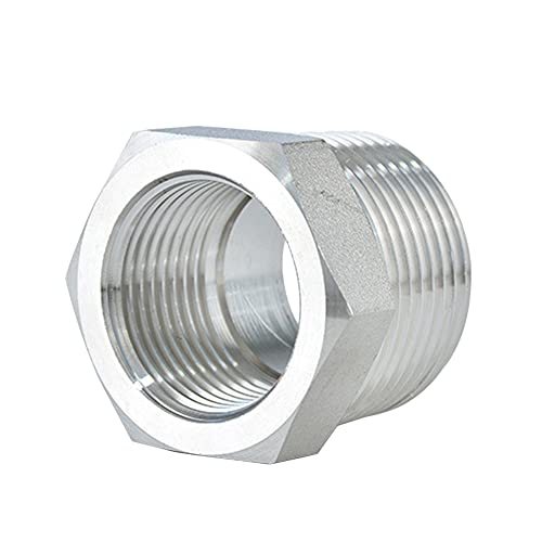 Reductor de cabeza hexagonal de acero inoxidable NPT con rosca precisa 4