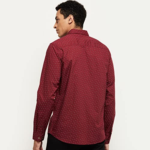 Image of Max Men's Regular Fit Printed Smart Casual Shirt