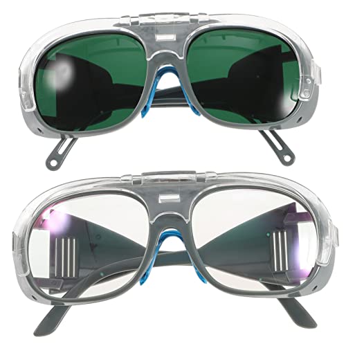 PRETYZOOM Occhiali Da Saldatura Antiriflesso Protezione Uv e Ir Occhiali Di Sicurezza Per Saldatori Professionisti Design a e Versatilità D'uso Leggeri e Resistenti Per Saldatura e Taglio