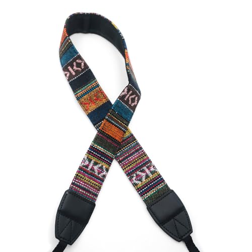 Image of Nocs Provisions Woven Tapestry Strap, Binocular & Camera Reinforced Universal Wide Shoulder & Neck Strap for Men & Women