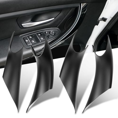 Jaronx Compatible with BMW Door Handle Covers for 320i,328i,330i,335i F34 GT/428i,435i,430i F32 F33 F36 F82,4PCS Left and Right Side Interior Door Pull Handle Covers(NOT FIT F30 F31 F80)