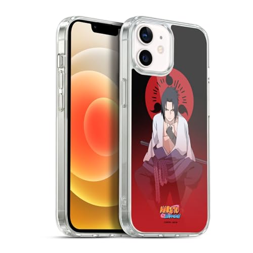 Head Case Designs sous Licence Officielle Naruto Shippuden Sasuke Uchiha Art Personnage Coque en Gel [Qualité Militaire] Compatible avec Apple iPhone 12 / iPhone 12 Pro Et Compatible avec MagSafe