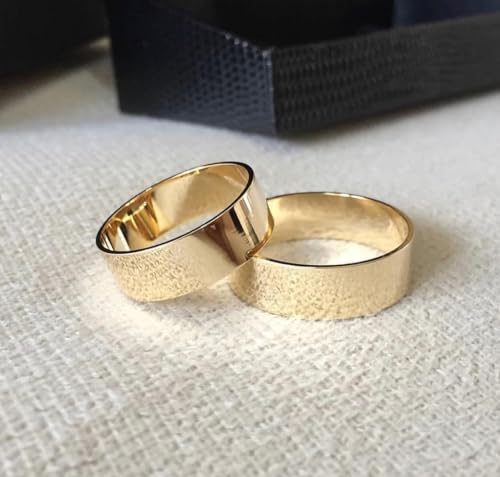 Aliança Par Italiana Ouro Banhada Reta Anatômica com Anel Solitário com Zirconia e Caixa de Veludo C