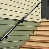 【Sûre et stable】La conception générale de la rampe d'escalier est ergonomique et confortable. La barre d'appui supporte une charge de 200 kg et offre un soutien stable aux personnes à mobilité réduite.