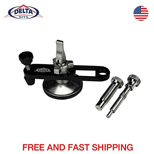 deltakitsB150 Bridge Windshield Repair kit, Screw Type Stainless Steel Injector, Packed Compact Bridge, Windshield Resin chip and Crack Repair Bridge, Made in USA