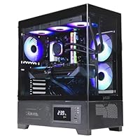 Skytech Azure Gaming PC Desktop, Ryzen 7 9800X3D 4.7 GHz (5.2 GHz Turbo), AMD RX 9070 XT 16GB, 2TB Gen4 NVMe SSD, 32GB DDR5 RAM 5200 RGB, 850W Gold ATX 3 PSU, 360mm ARGB AIO, Wi-Fi, Win 11