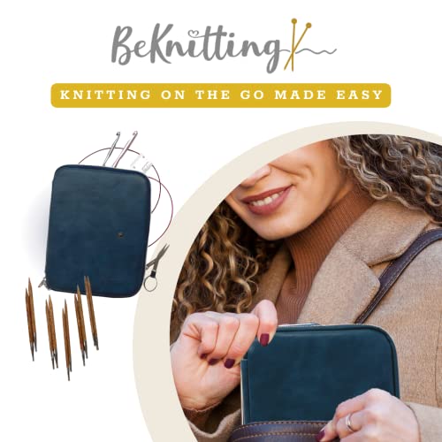 Beknitting Interchangeable Knitting Needle Case - Ic Knitting Needle Organizer Bag With Magnetic Chart Keeper - Needle Case Holder Only For Knitting, Crochet, And Other Crafts #TOP5