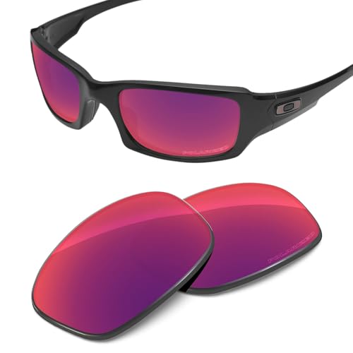 Image of Performance Lenses Compatible with Oakley Fives Squared OO9238, Polarized, UV Protection, Anti-Scratch