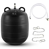 Test Ball Inflatable Pipe Plug, 2–24 in, –30 to 120°C, 0.015–0.03 MPa. for Household Plumbing, Municipal Sewage, Water Projects, Road/Bridge Construction (8 Inchs)