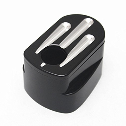 JMY Black CNC Billet Aluminum Ignition Switch Cover for Harley Davidson Touring FLHX/FLHT/FLTR/FLHTCUTG 2014-2017