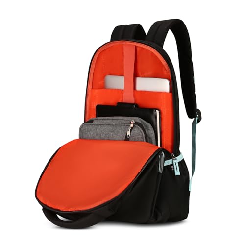 Image of Skybags Thrive 17 Inch Compatible Laptop Backpack 30L | 3 Compartments with Quick-Access Front Pocket | Padded Back Panel & Side Bottle Pockets | Office & Travel Backpack for Men & Women
